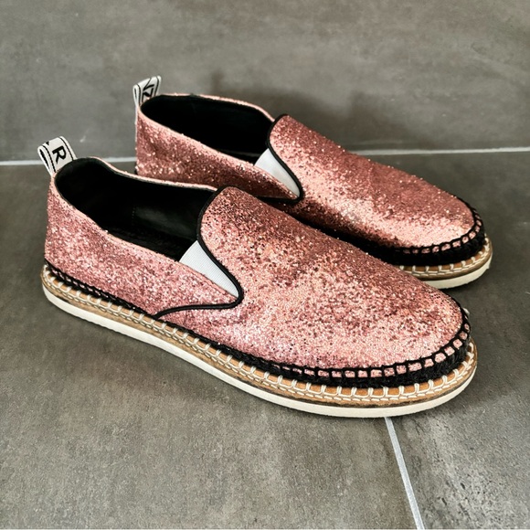 Kenzo Pink Glitter Espadrilles - Picture 1 of 13
